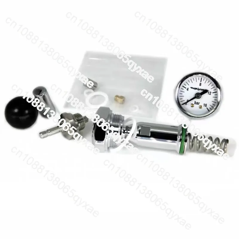 E61 coffee machine variable pressure needle flow limiting valve scale rod pressure gauge R58