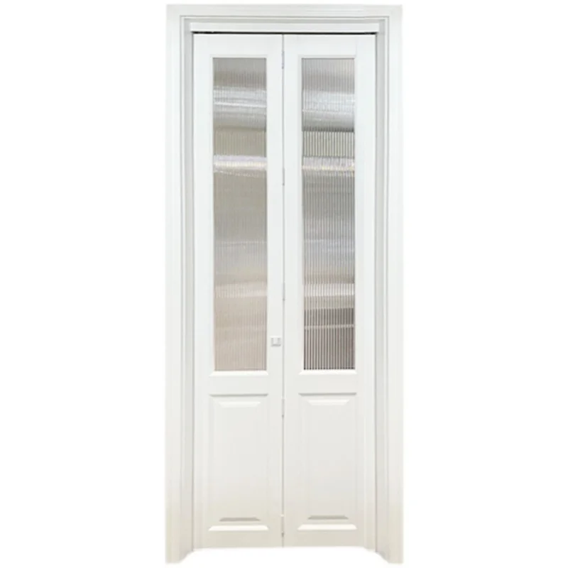 

Solid wood composite folding door