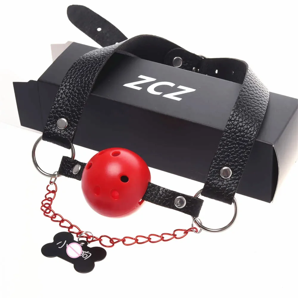 Mouth Ball Exotic Accessories Open Mouth Gag Sex BDSM Bondage Plug Adult Adult sex Toys Supplies Adult Slave Toy