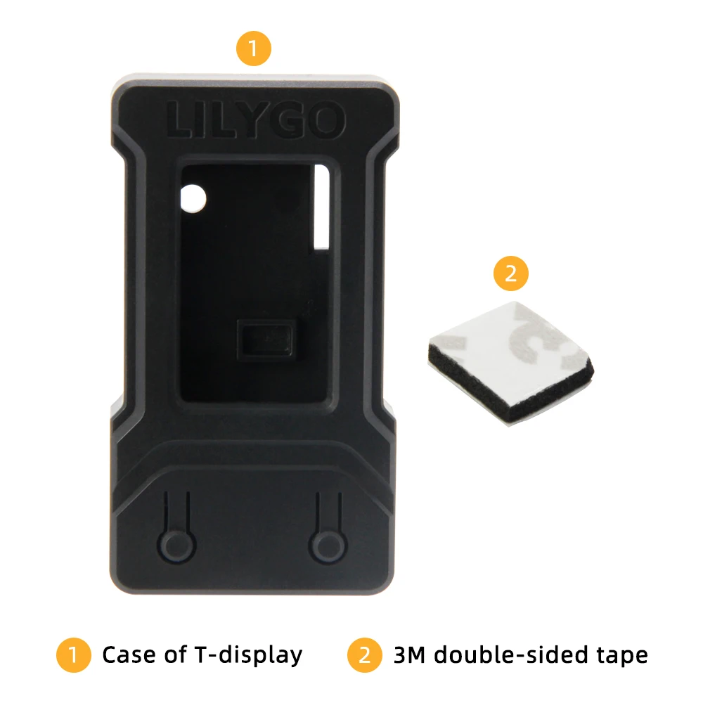 LILYGO® T-Display Shell Корпус T-Display ABS, аксессуары для T-Display T-PicoC3 T-Display RP2040, 3,5-дюймовая плата управления ЖК-дисплеем ESP32