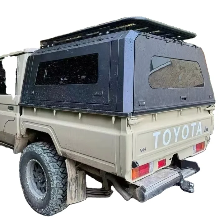 4x4 Pickup Aluminum Canopy Foldable Truck Hard top Canopy For Toyota LC79 double cab Car Truck Topper Bed Canopy