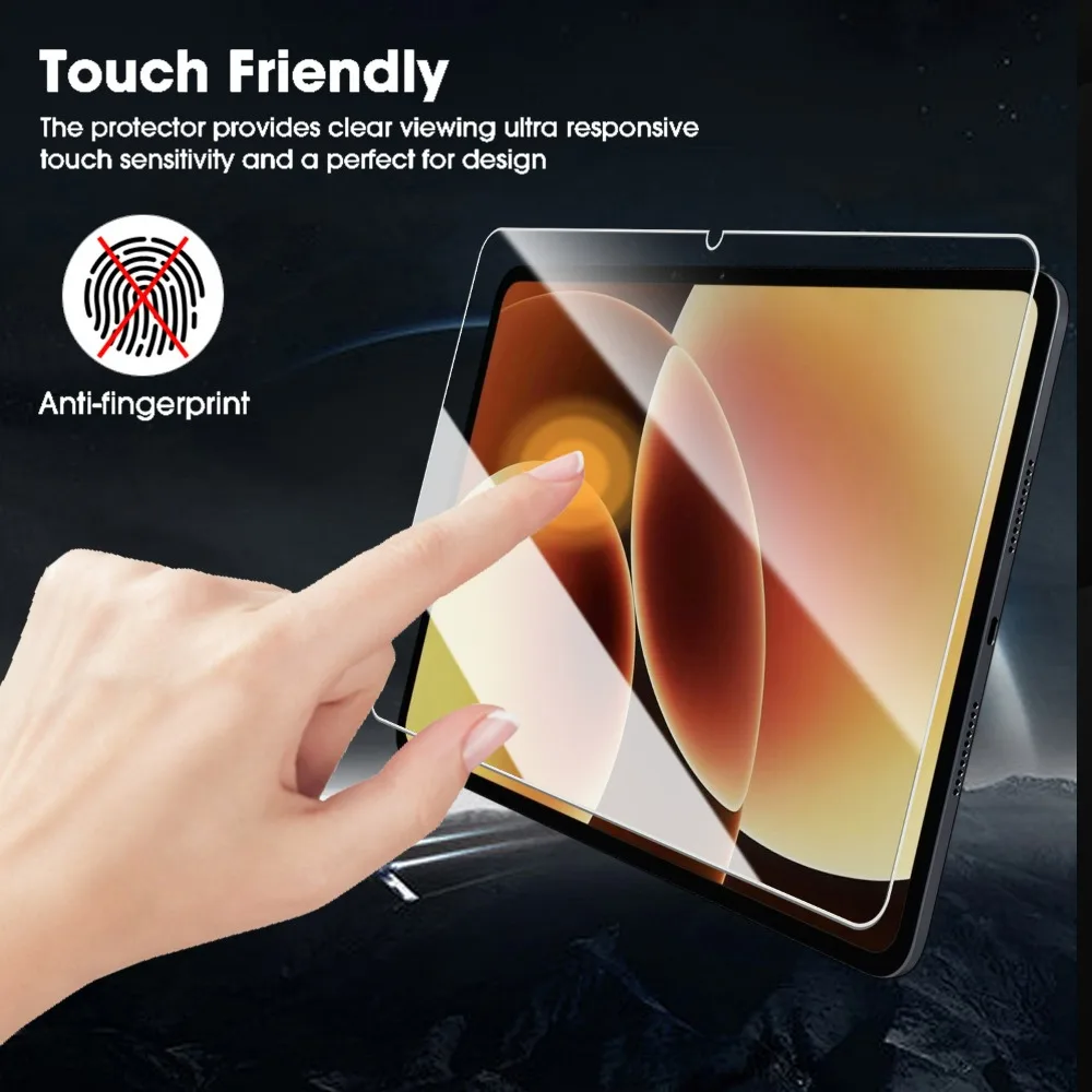 لهاتف Xiaomi Pad 8 Pro HD واقيات شاشة من الزجاج المقوى الشفاف مع مجموعة تركيب المحاذاة التلقائية لفيلم Xiaomi Pad 8/8 Pro #3