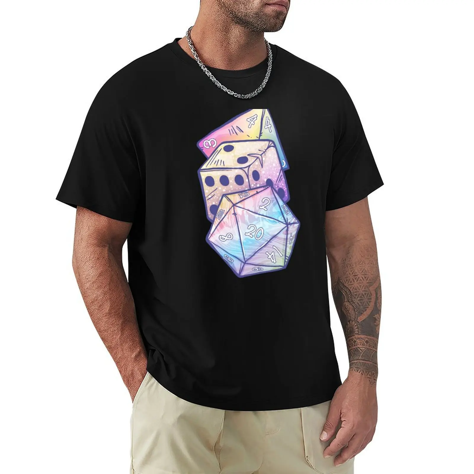 

Roll the dice – Pastel T-Shirt graphic tee shirt oversized graphic tee t shirts for men graphic