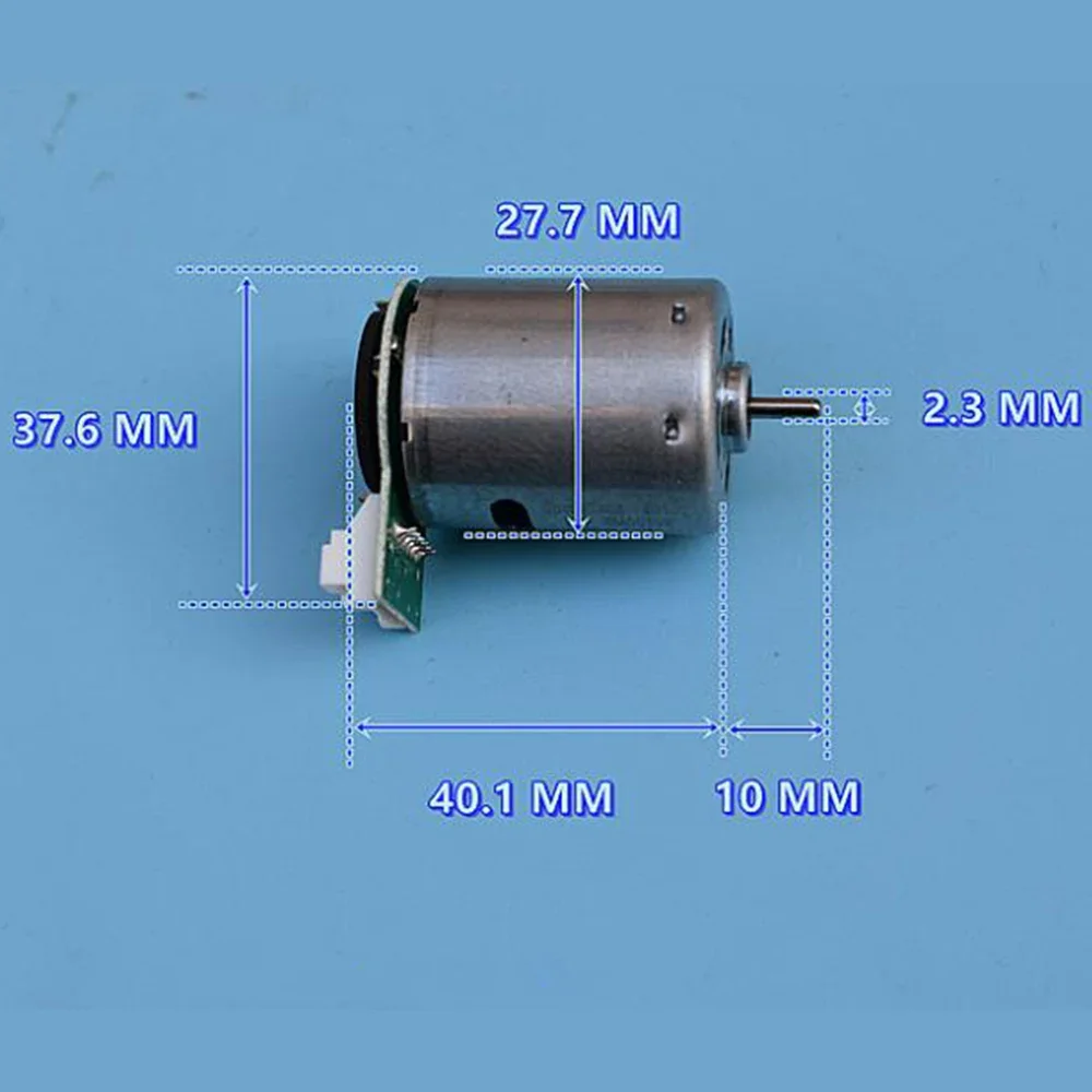 DC 12V-24V 14.4V Micro 365 Carbon Brush Motor Small Precision Printer Motor 8000RPM CW CCW with Speed Measurement Feedback