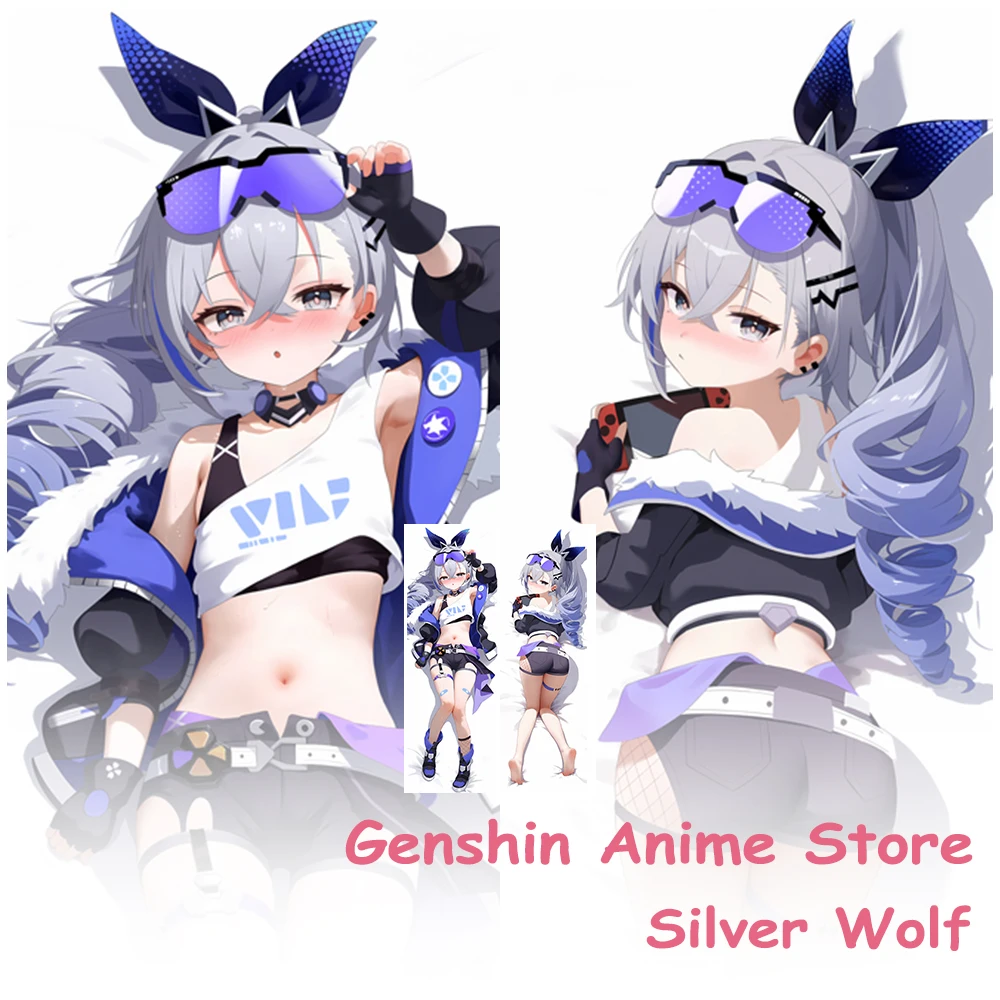 

Dakimakura Honkai Star Rail Серебряный волк наволочка Декор комнаты в натуральную величину чехол отаку спальный чехол обнимающий реквизит для косплея
