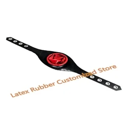 Handmade Natural Latex Mouth Red Sheath Unisex Headgear