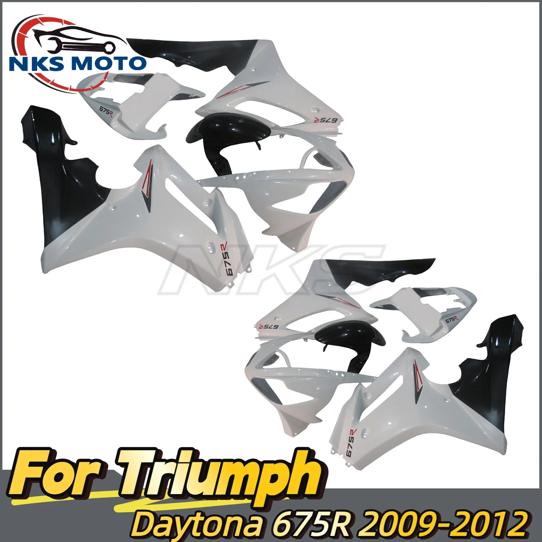 

For Triumph Street Triple 675 R 2009 2010 2011 2012 675R Front Fender Mudguard Hugger Splash Guard Motor Parts Carbon Painted