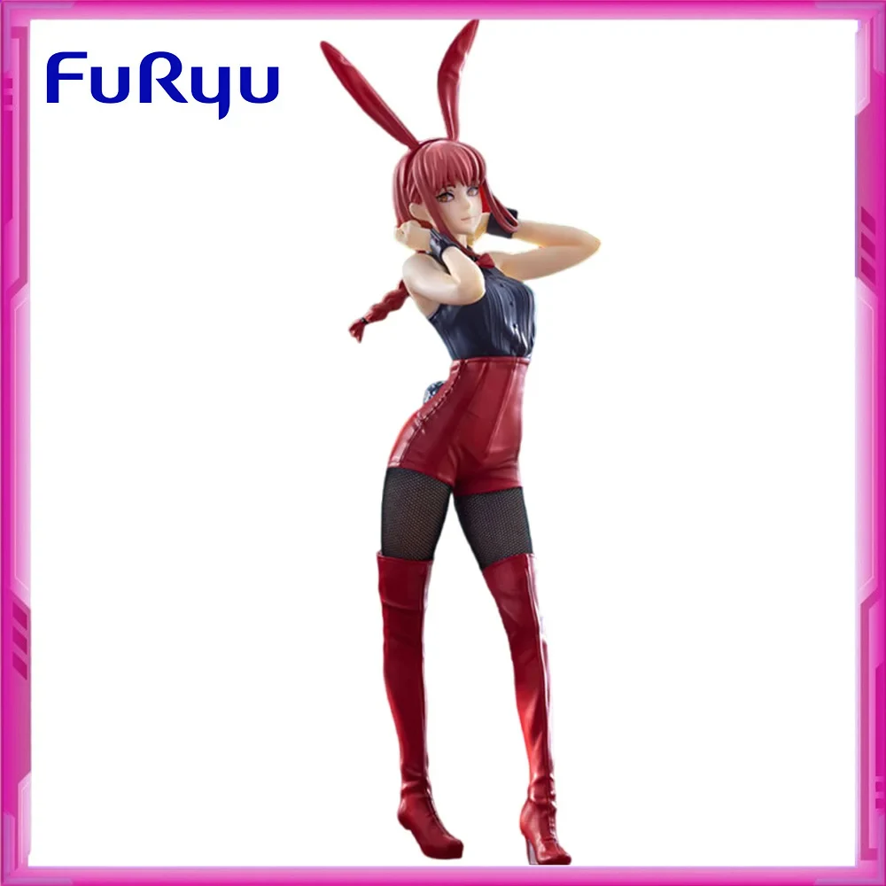 

Original FuRyu BiCute Bunnies Chainsaw Man Makima Bunny Girl PVC Anime Figures Action Figure Model Toys Gift