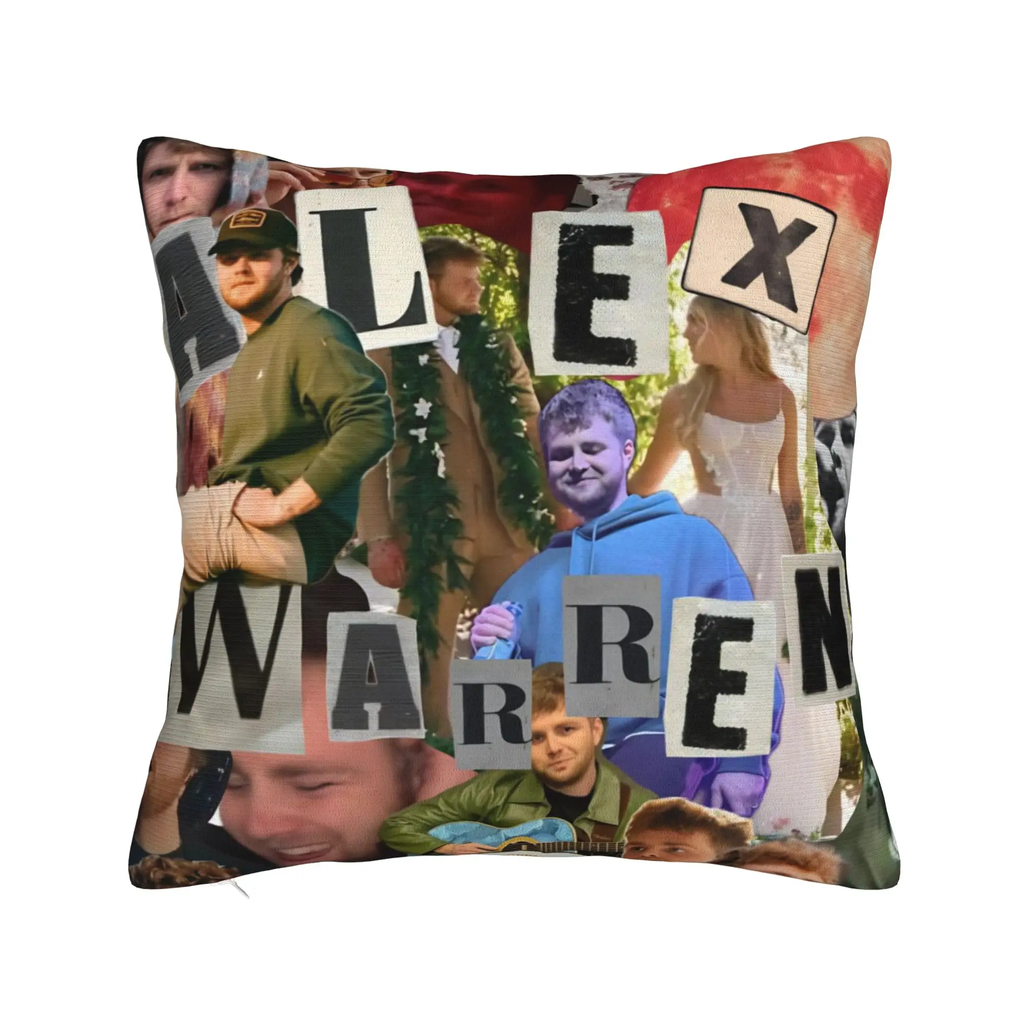 Decorative Pillowcase ALEX WARREN Little Orphan Alex Live 2026  Merch Home  Throw Pillow Case Cover Square Style Multi Size