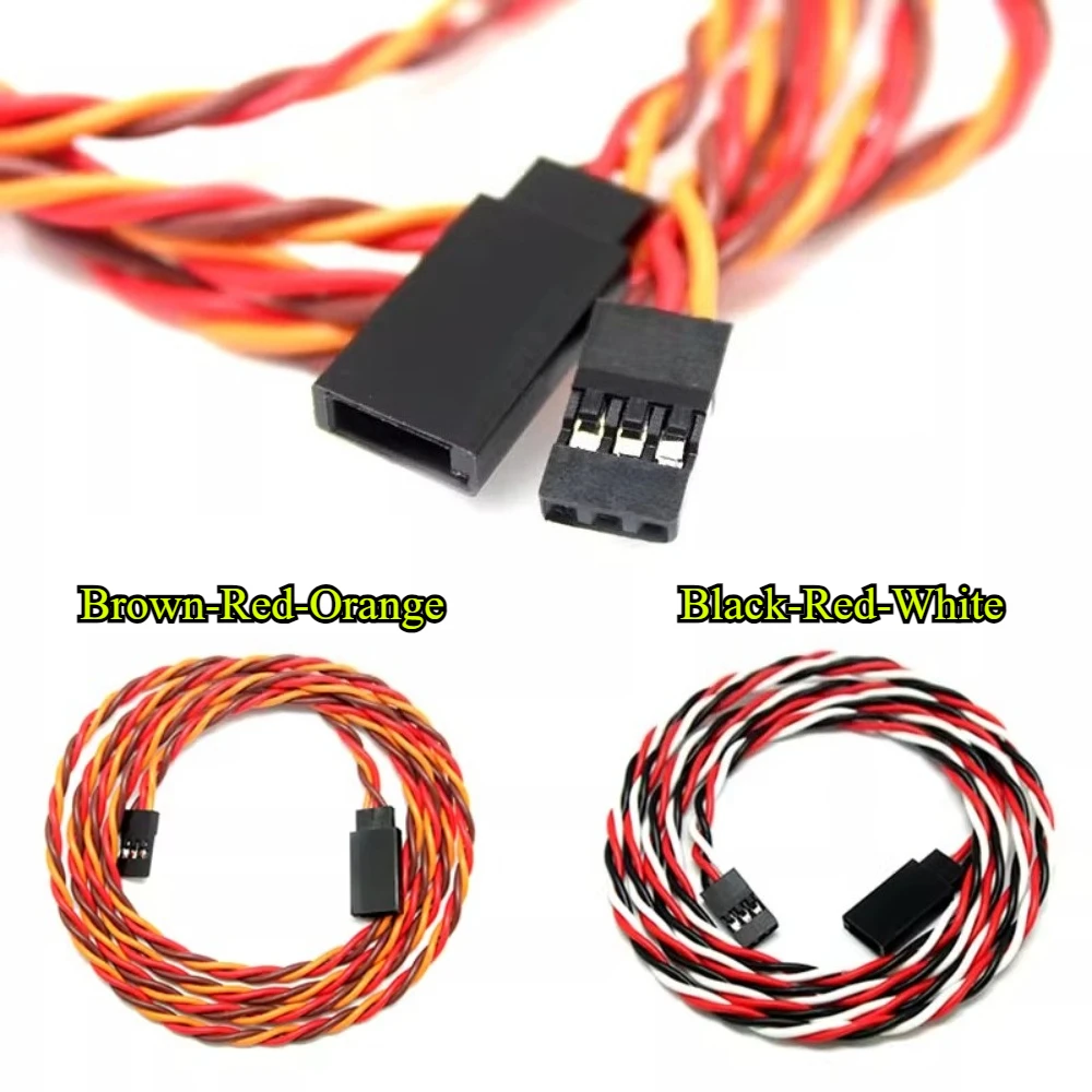 5 قطعة 10/15/20/30/35/40/45/50/60-100 سنتيمتر سيرفو تمديد كابل 60 الأساسية ل Futaba JR المضادة للتدخل مضاعفات ل RC هليكوبتر جزء