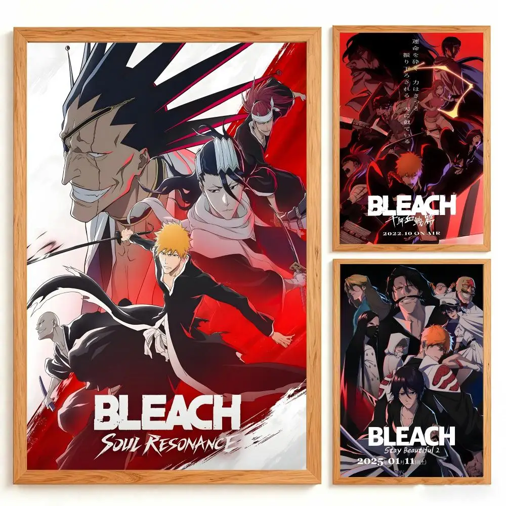 Anime Bleach Thousand-Year Blood War Poster Wall Art Poster Prints Home Wall Decor Gift for Living Room, Bedroom Bar & Parlor