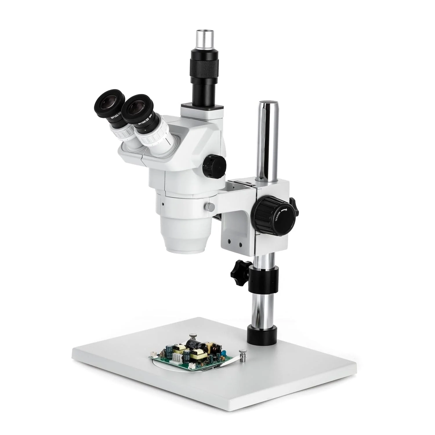 Trinocular Stereo Zoom Microscope--AmScope Supplies Ultimate 3.35x-90x Trinocular Stereo Zoom Microscope