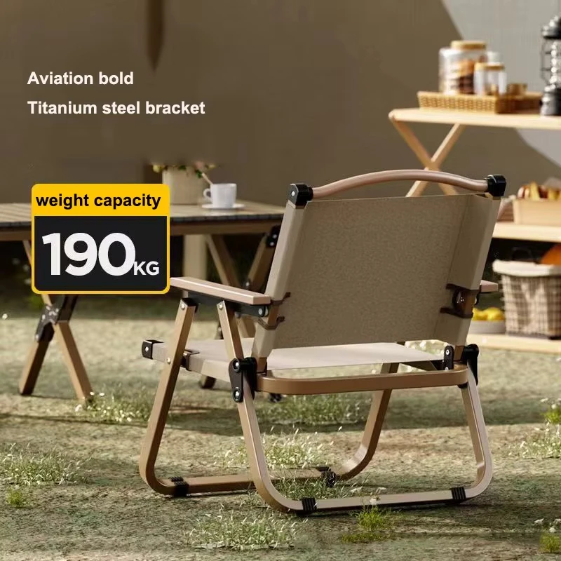 Outdoor folding chair, camping chair, ultra portable stool, picnic beach chair, leisure picnic back chair, fishing chair image 3