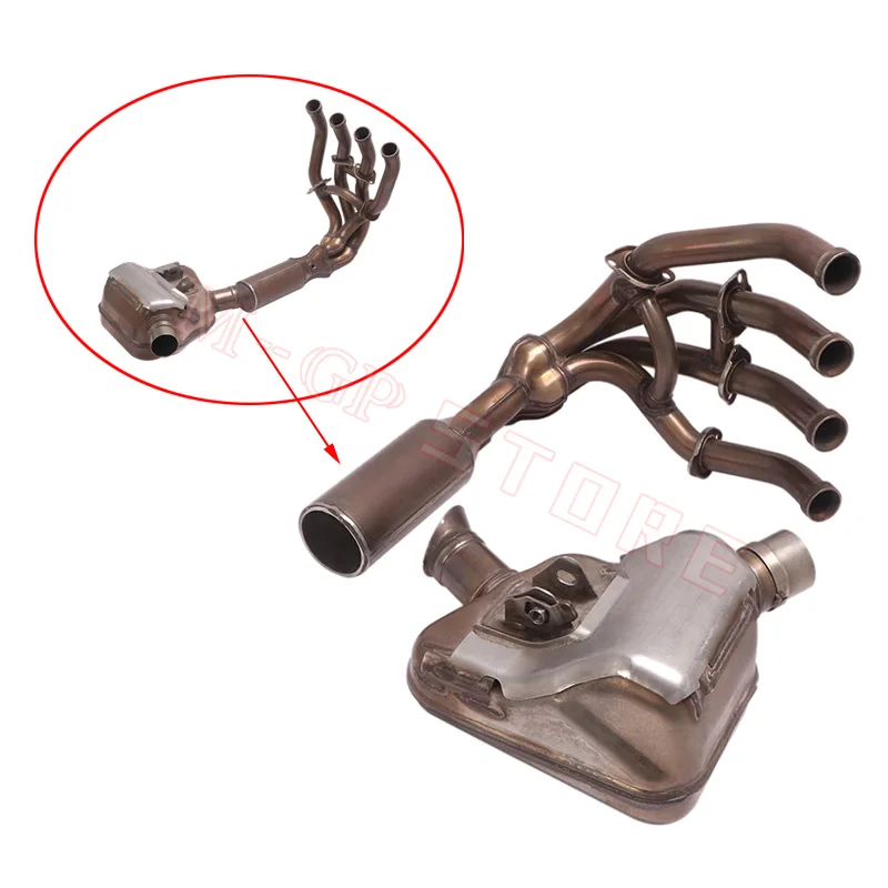 Slip On For KAWASAKI Ninja1000SX Z1000SX NINJA 1000SX 2020 2021 Motorcycle Exhaust Link Pipe Modified Escape Middle Link Pipe - view 4
