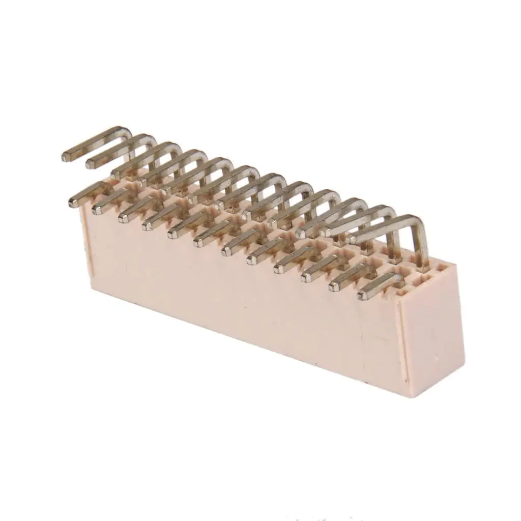 Alimentation électrique 24 broches 24 broches, connecteur coudé en L à souder pour PCB, 1 pièce