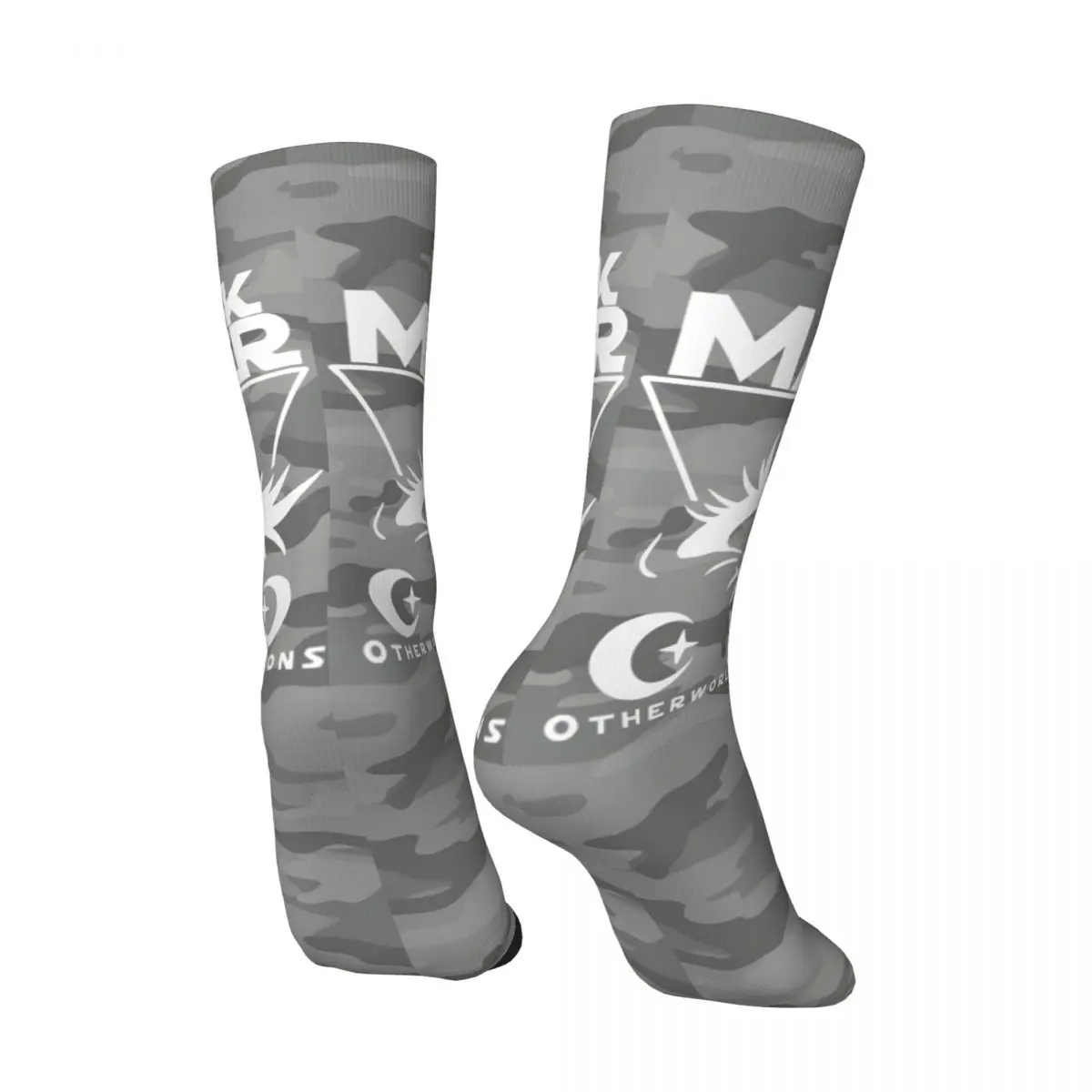 Crazy compression Dark Matter Studio Official Logo Sock for Men Harajuku Pearl Jam Quality Pattern Crew Sock Casual