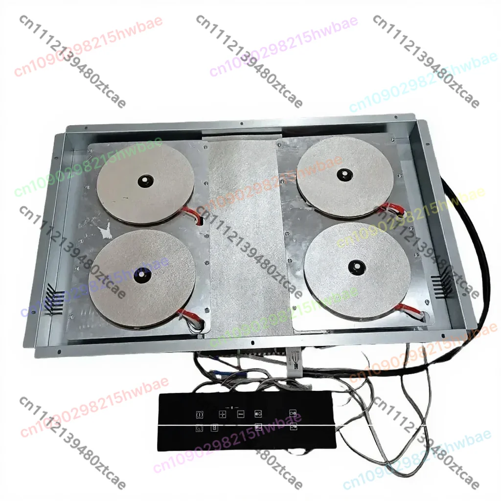 220V~240V 4-Zone Invisible Induction Cooker, 8000W Countertop Electric Induction Hob, Hidden Type Desktop Cooktop