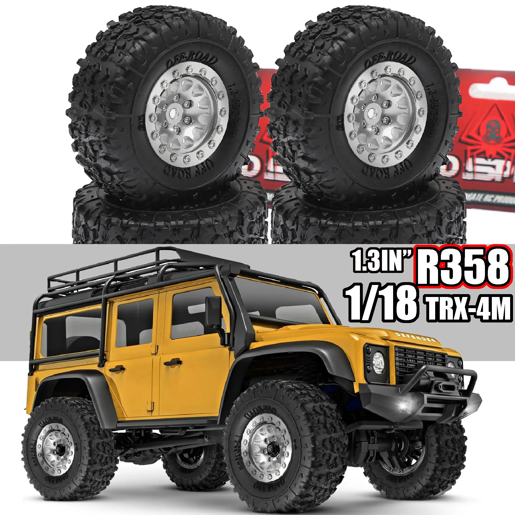 RED SPIDER 4Pcs 1.3