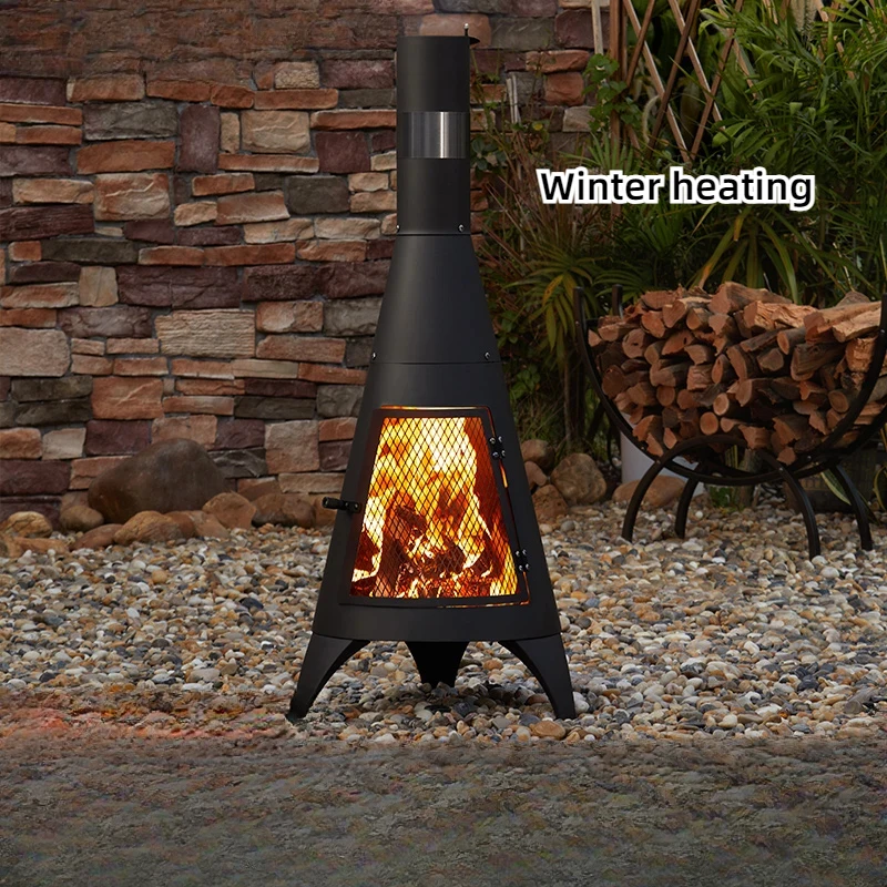 Outdoor Garden Fireplace Camping Wood Stove Mini Burner Travel Fire Camping Heater Bonfire Calentador Para Terraza Furniture