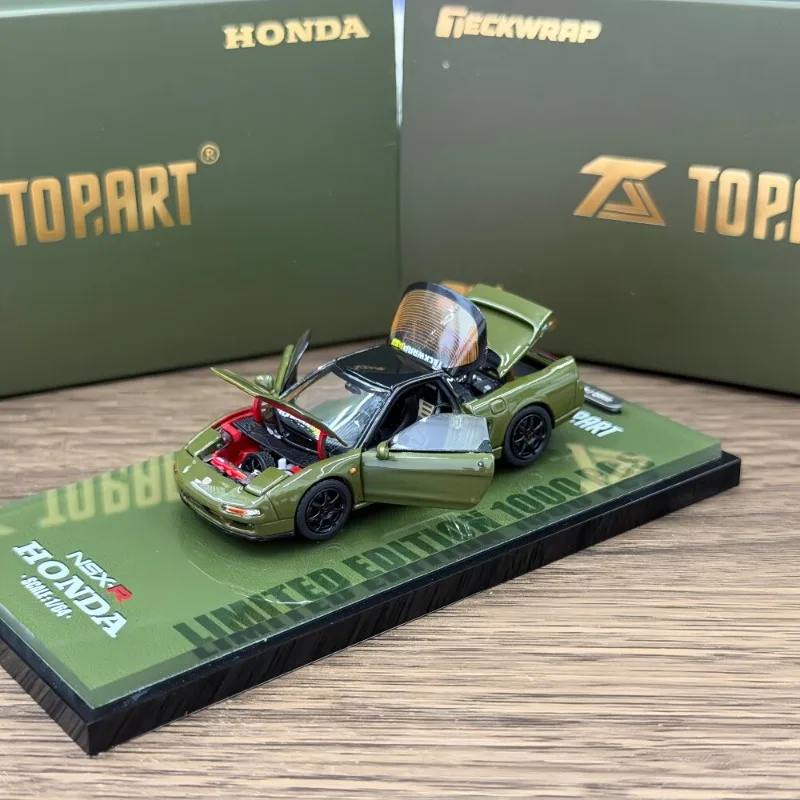 Shenzhen Exhibition: TopArt 1:64 Honda NSX-R NA1 Cast Alloy Car Model, Boys' Toy, Adult Collection Decoration Item.