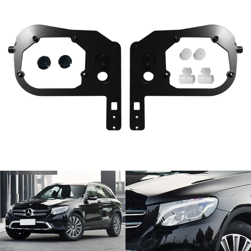 

TAOCHIS Car-Styling Adapter Frame Headlight Bracket for Mercedes Benz GLC Low Configuration LED Headlamp Projector Lens