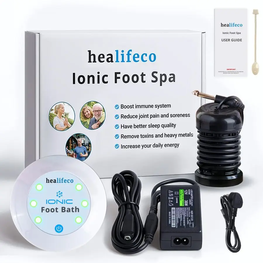 

Foot Spa by Ion Foot Bath Detox Machine For Toxins, Heavy Metals amp Free Radicals Activates 2,000 Foot Detox Nodes Easy 30Min H