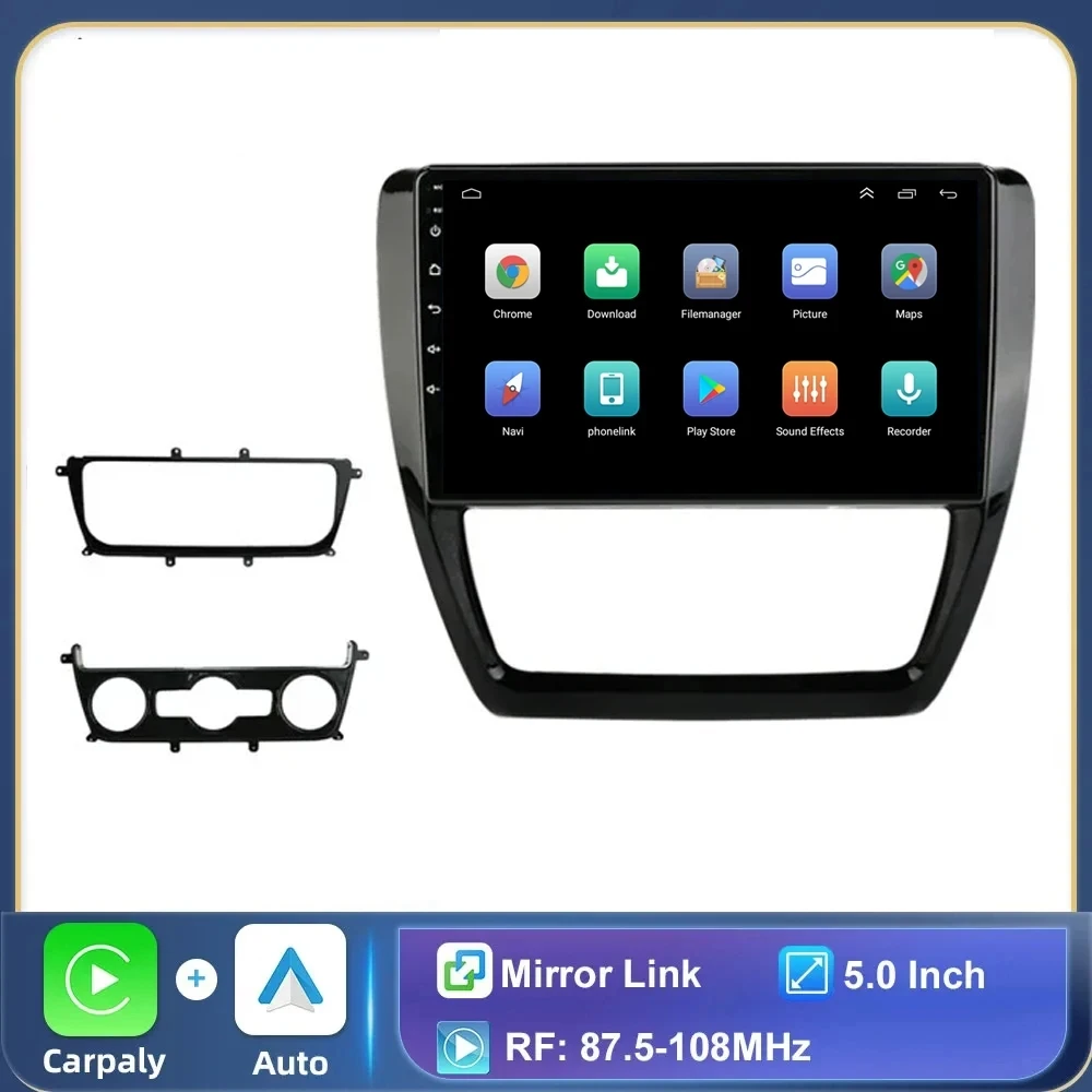 

For VW Volkswagen Jetta 6 2011 - 2018 Android 14 Car Radio Multimedia Video Player Navigation GPS 4G+WiFi Carplay Auto Stereo