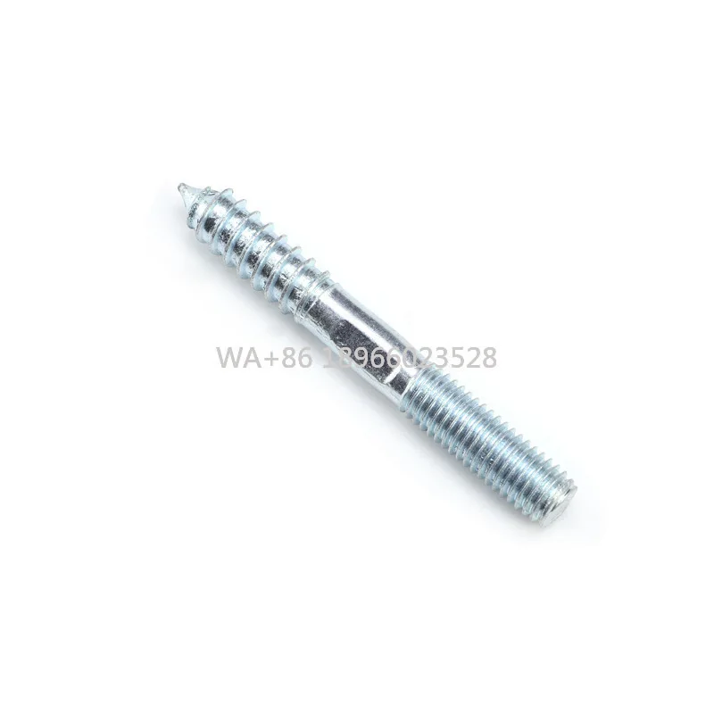 

Wholesale Fine Thread Carbon Steel Dowel Screws Double End Bolts Connecting Agricultural Machinery Pins Zinc Plated