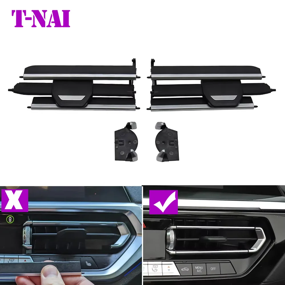 Car Central AC Air Conditioning Vent Grill Outlet Clip Repair Kit For BMW 2 3 4 Z4 X3 X4 Series F40 F44 G20 G26 G28 G29 G01 G02