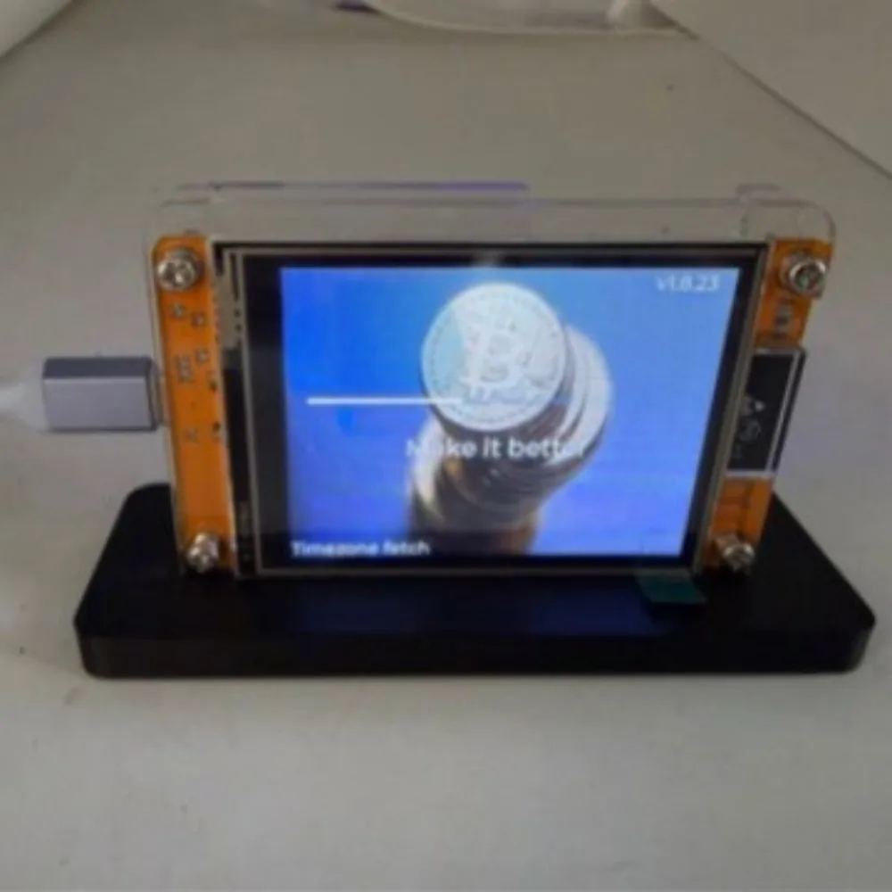 NerdMiner V2.8 1020KH/s ESP32 NMMiner Lotto Machine 3D Printing Base 1 Slot