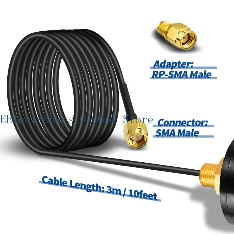 462B 4G LTE Wall Mount Antenna SMA Male Plug Antenna for Vending Machine for Smart Ho