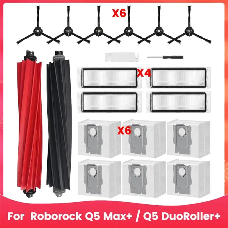 

AB46-Запасные части для робота-пылесоса Roborock Q5 Max+ / Q5 Duoroller+, комплект аксессуаров