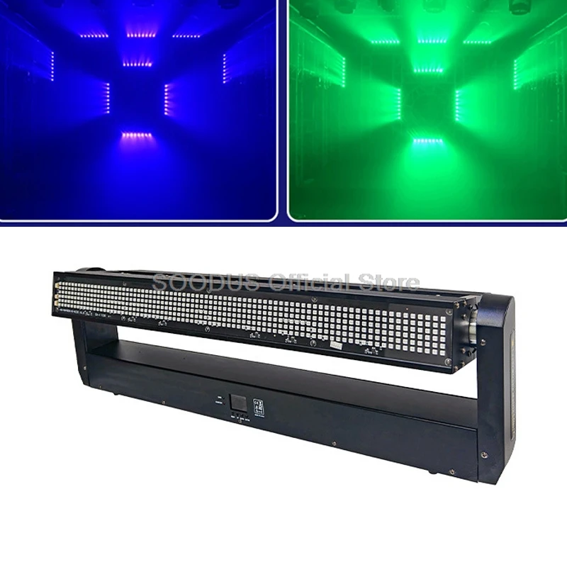 Dj Light LED Beam Moving Head Light DMX512 6 heads Laser Strobe Voice Control RGB For Stage DJ Disco Nightclub KTV Stage Effect