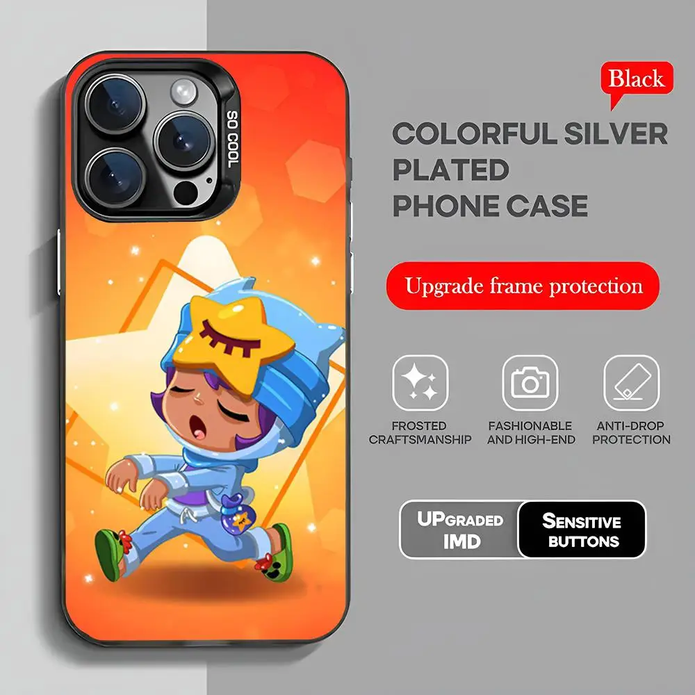 Cartoon Games Leons MINISO Mouse Pad BLACK Popular In Korea Wholesale Case For IPhone 16 15 14 13 12 Pro XR Shockproof Color C