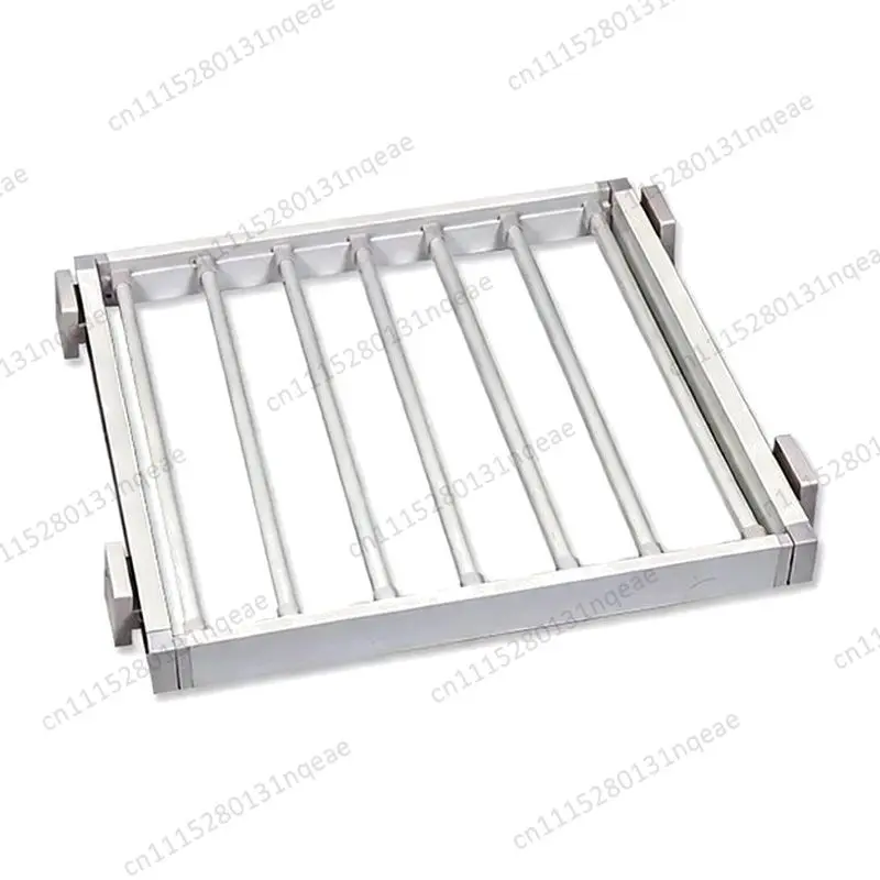 Hidden Washing Machine Wardrobe Hanging Clothes Drying Rack Damping Rebound Telescopic Pull-out Push-pull Design