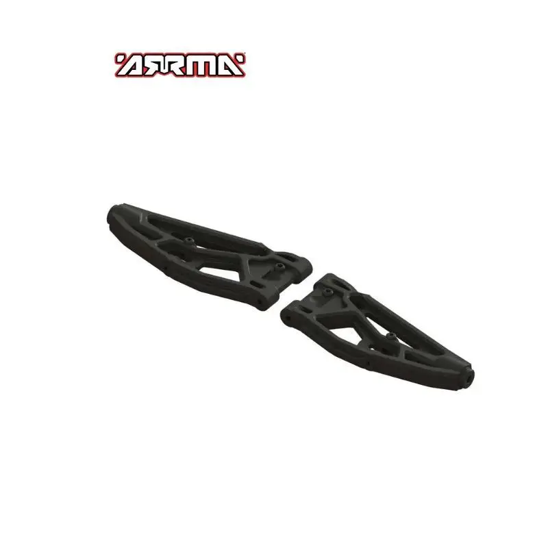 Brazos de suspensión inferiores delanteros originales ARRMA ARA330656, 135m, para BIG ROCK FIRETEAM KRATON NOTORIOUS OUTCAST TALION, pieza Rc