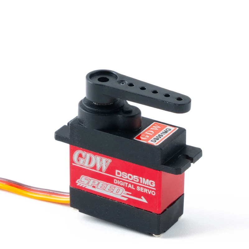 GDW DS051MG 9G High Precision Metal Gear Digital Servo Motor for RC Car Boat Airplane Helicopter Robot DIY Projects