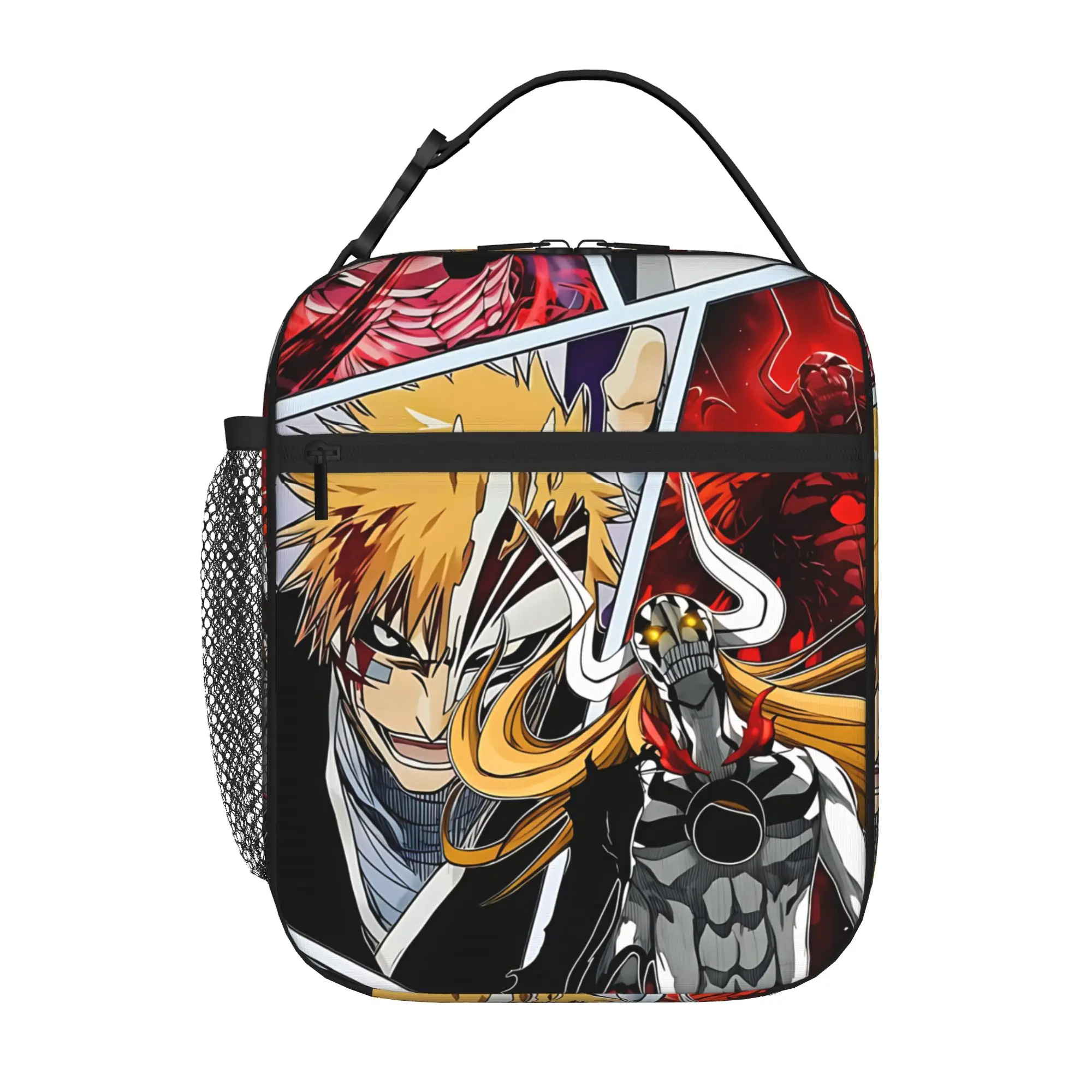 1 Piece For Students Food Container FinalGetsuga Portable Pocket  BLEACH Zipper Closure Aluminum Foil Food Pouch For Travel