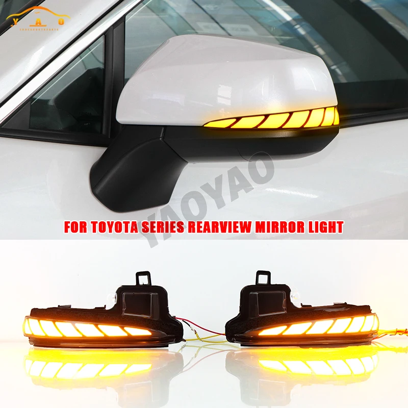 

2xCar Rearview Mirror Indicator Lamp For Toyota RAV4 Tacoma Highlander Alphard Vellfire Lexus LM Mirror Lamp Dynamic Turn Signal