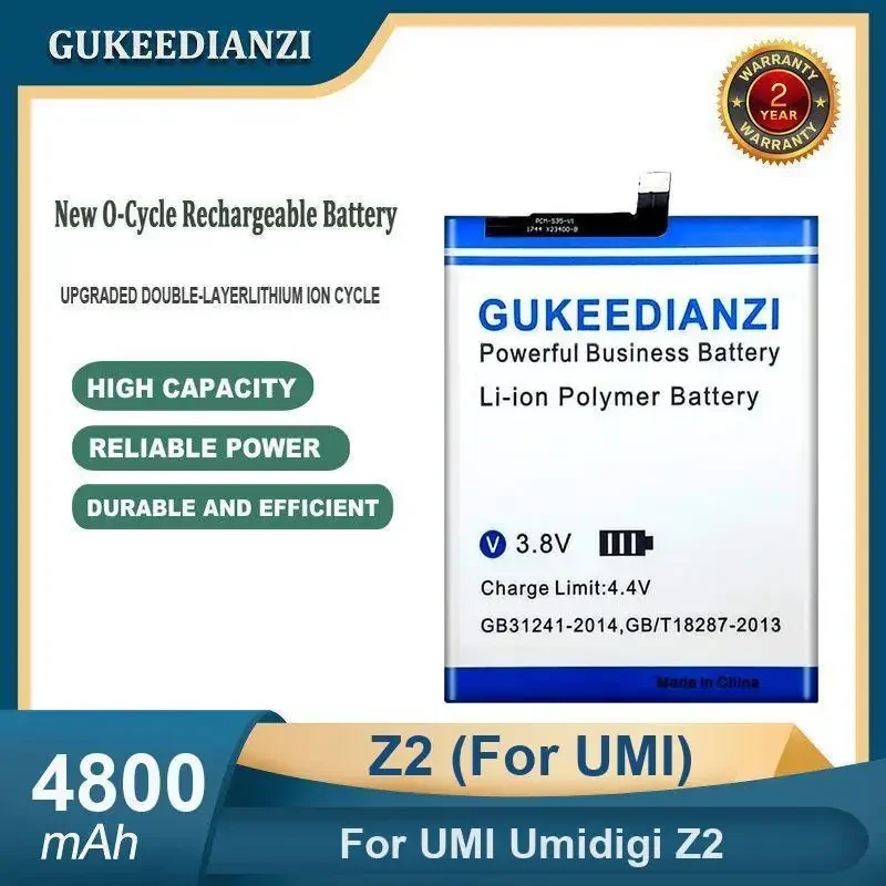 

High Capacity 4800mAh Z2 (For UMI) Mobile Phone Battery For UMI Umidigi Z2