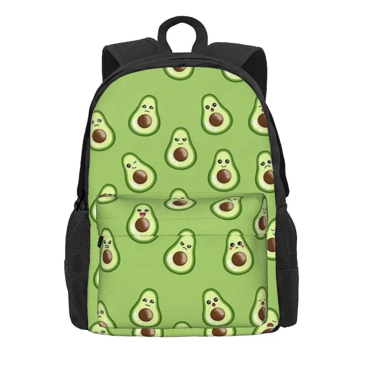 

Funny Avocado Emoticons Backpacks Boys Girls Bookbag Children School Bags Rucksack Travel Rucksack Shoulder Bag Large Capacity