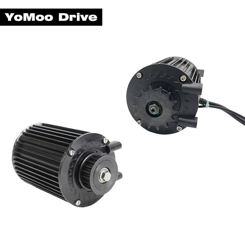 QS90 70H 48V-84V 1000W Mid Drive Motor Small Size Sprocket Type or Belt Type for ATV