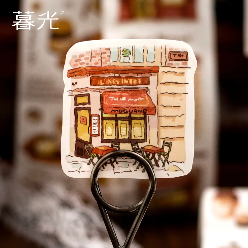 ملصق جمالي مطلي يدويًا ، قهوة وورق ذواقة ، شريط خاص لقص الزيت ، دفتر حسابات مستوحى من اللفافة الواحدة ، 60*2 متر