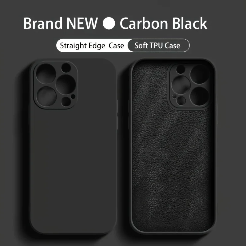 Oryginalne silikonowe etui na telefon Apple iPhone 18, 17, 16, 15, 14, 13, 12, Pro, Plus, Pro Max, odporne na wstrząsy.