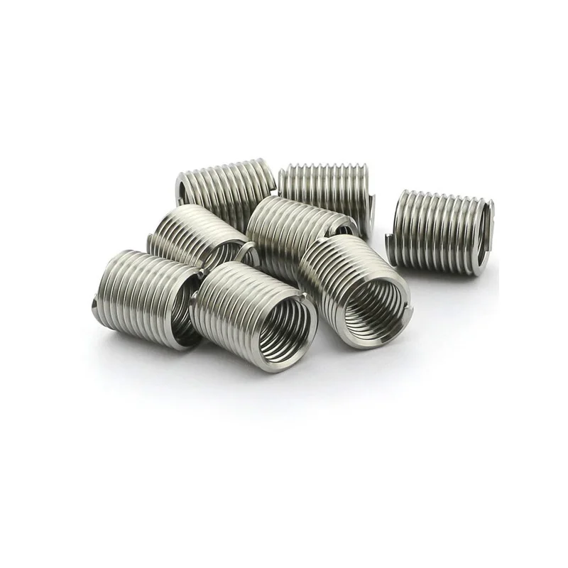 M1.4 M1.6 M1.7 M2 M2.5 M3.5 M4 M5 Filo a spirale in acciaio inossidabile Vite elicoidale Boccola Set di manicotti Inserti filettati Kit di riparazione filettatura