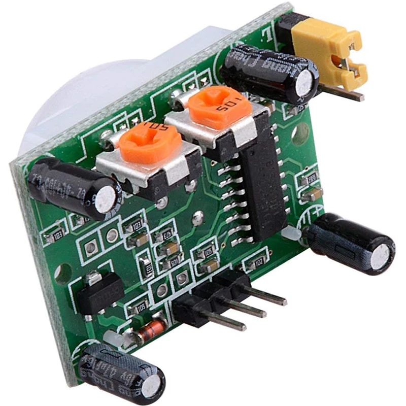 100PCS HC-SR501 Passen IR Pyro-elektrische Infrarood Mini PIR module Bewegingssensor Detector Module Beugel Voor Arduino