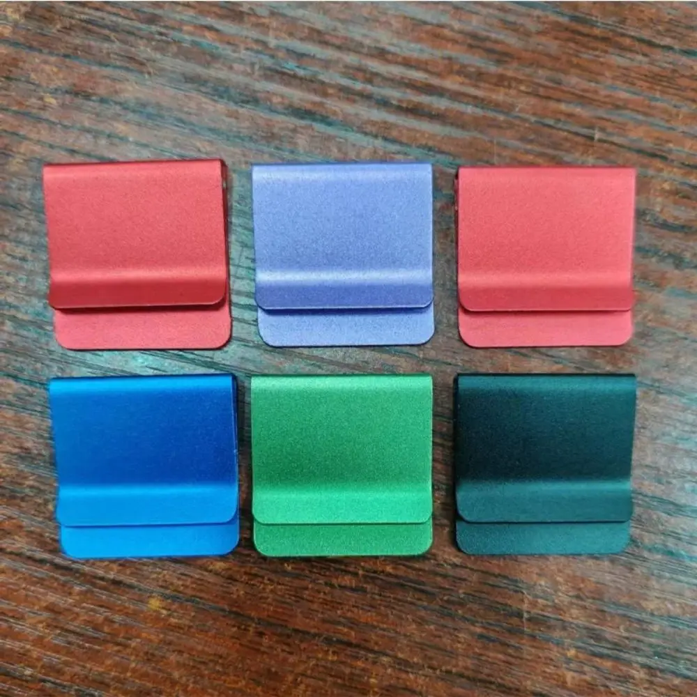 Aluminum Alloy Golf Hat Clip Multi Color Lightweight Cap Brim Clip Solid Spring Clip Hat Holder Clip Cap Decoration
