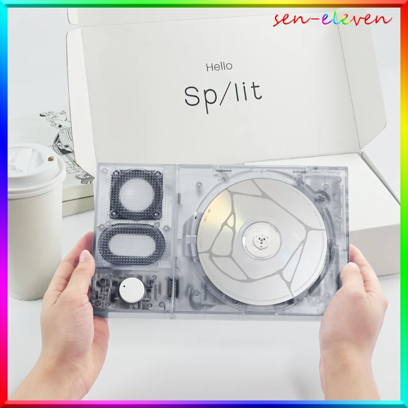 Reproductor de CD HIF dividido Bluetooth 5,3 recargable con altavoz altavoz Bluetooth multifuncional reproductor de CD 30 segundos antigolpes