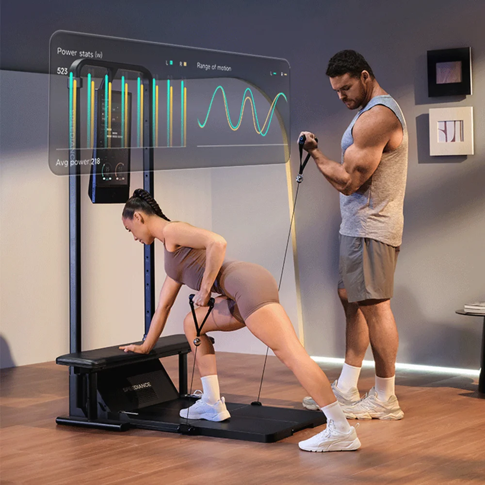 Salle de sport intelligente tout-en-un, équipement de musculation complet pour le corps, équipement