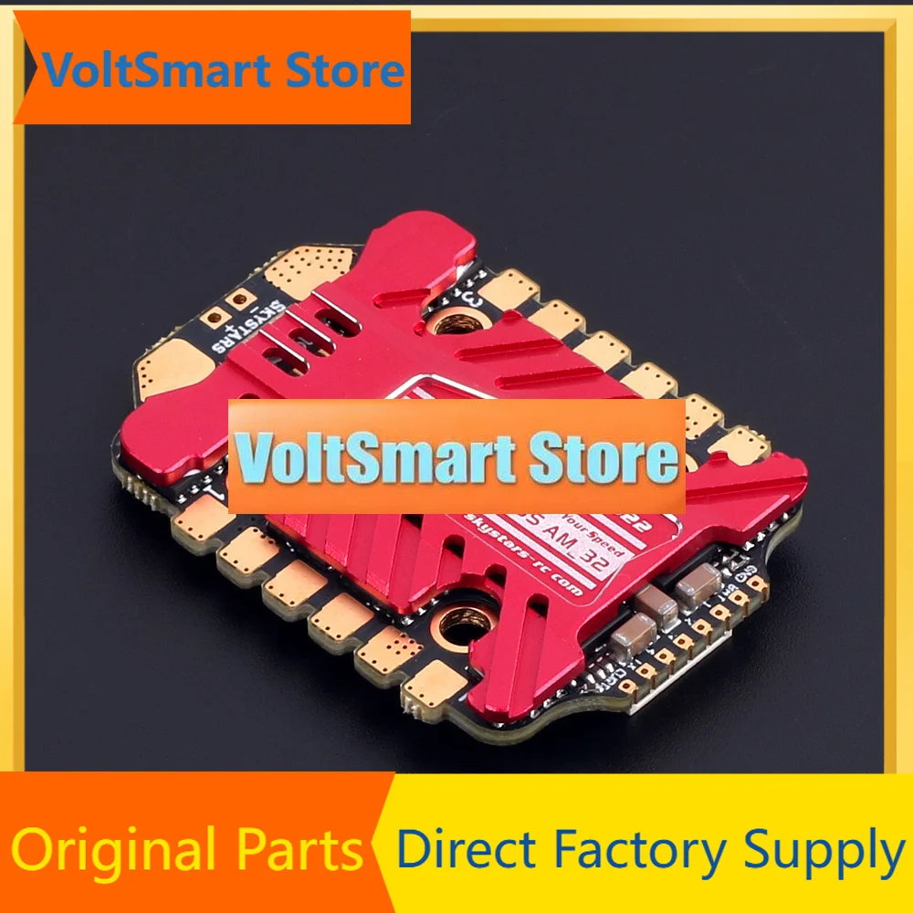 VoltSSkystars Am32 Km55a 4in1 Esc 3-6s Lipo Am_32 Dshot600 20*20mm M3 Mounting Holes For Rc Multirotor Fpv Racing Drone
